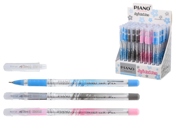 Piano PT-111A Soft Ink Blue Ballpoint Pen, 0.5 mm - Image 2