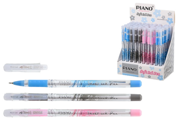 Piano PT-111A Soft Ink Blue Ballpoint Pen, 0.5 mm - Image 2