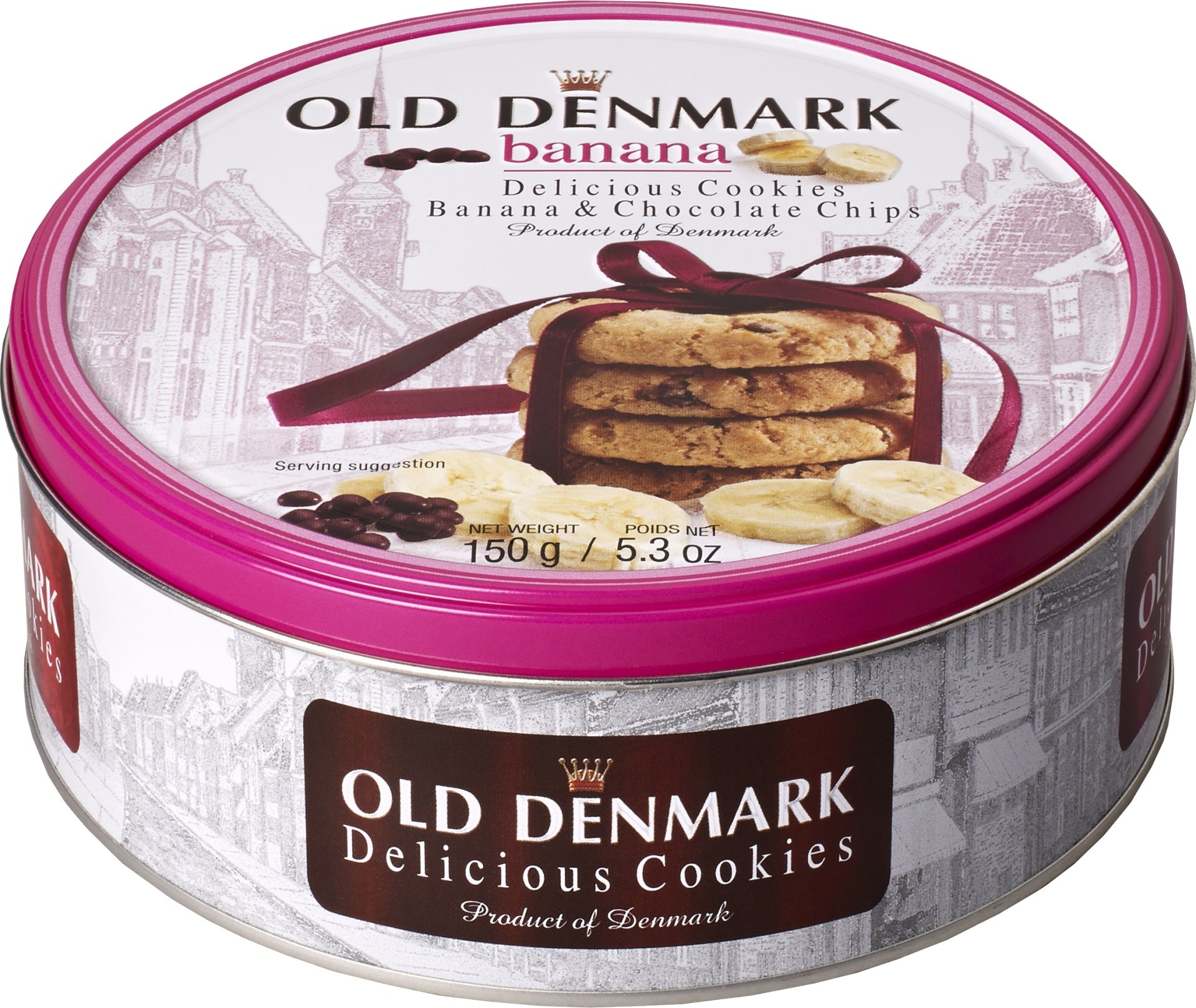 Old Denmark Banana & Chocolate Chips Cookies, 150 g