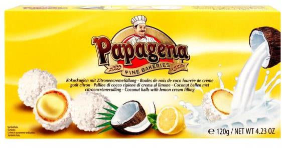 Wafer balls Papagena Coconut balls with Lemon cream 120 g