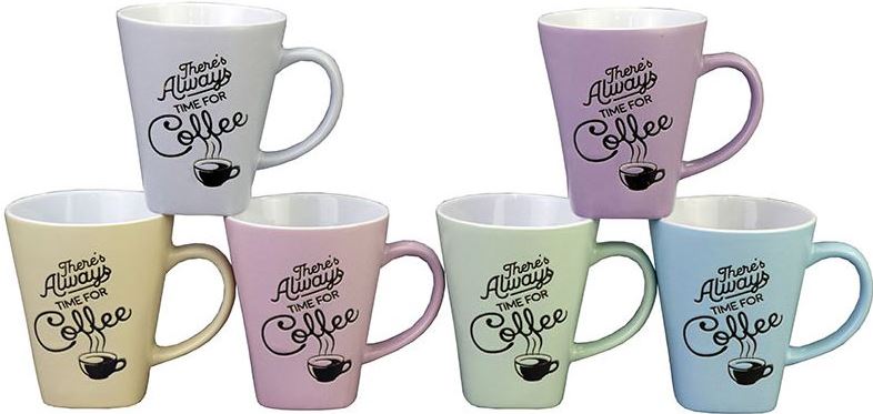 Interos 18126 There's Always Time for Coffee Ceramic Cup, 320 mL - Image 2