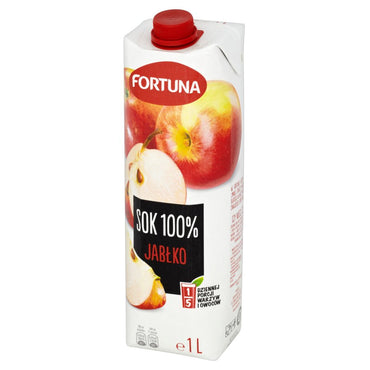 Fortuna Apple Juice, Carton, 1 L - Image 2