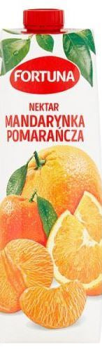 Fortuna Tangerine & Orange Juice, Carton, 1 L