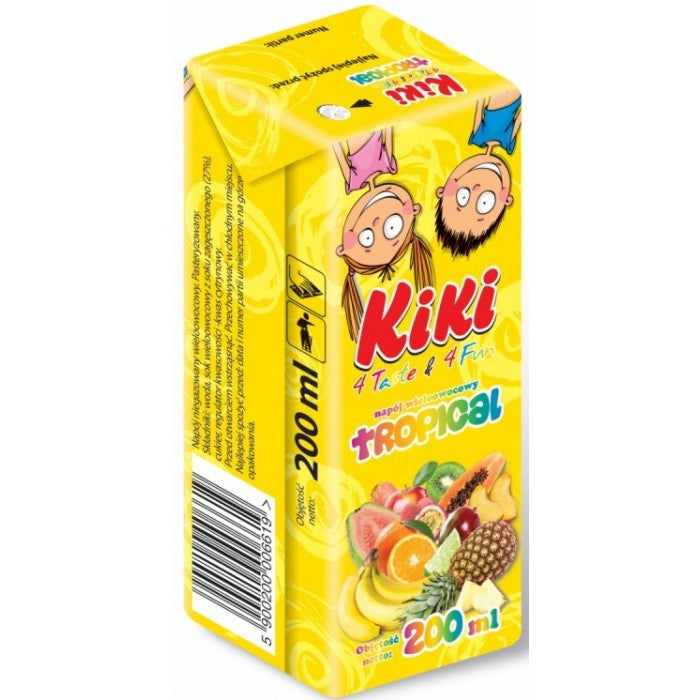 Kiki Tropical Kids Juice, Carton, 200 mL