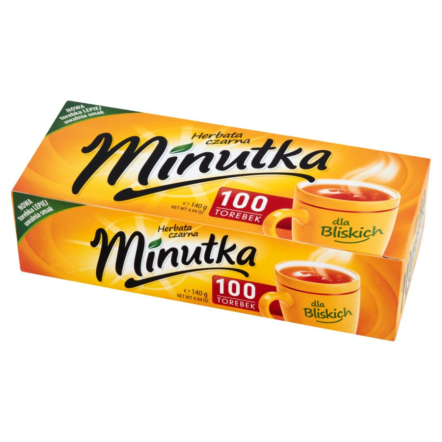 Minutka Black Tea, 100 bags, 140 g
