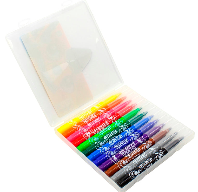 Marco 1633-12PB Watercolor Brush Marker Set, 12 Colors - Image 4