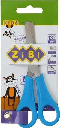 ZiBi ZB.5001 Assorted Kids Scissors with Ruler, 132 mm