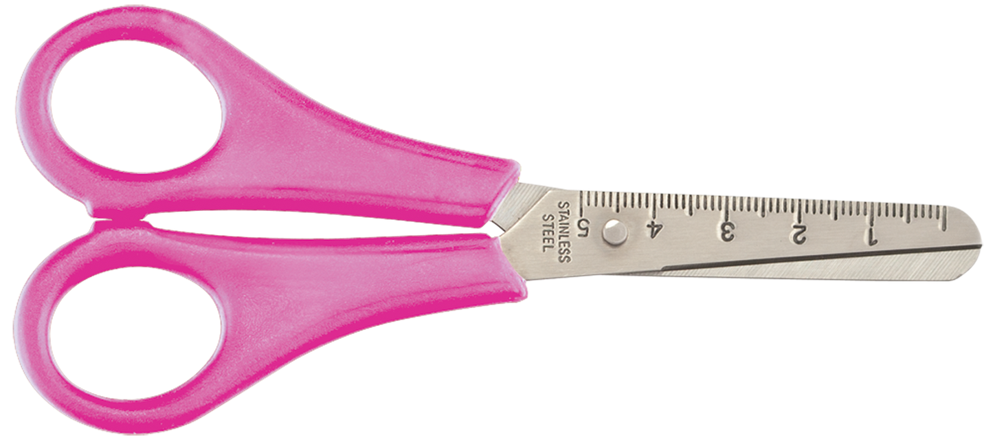 ZiBi ZB.5001 Assorted Kids Scissors with Ruler, 132 mm - Image 3