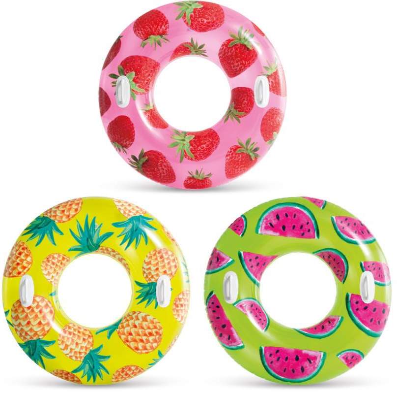 Intex 59261NP Inflatable Swim Ring with Handles, 107 cm
