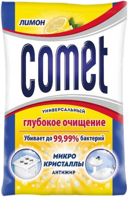 Comet Lemon Cleaning Powder with Chlorine Bag, 350 g