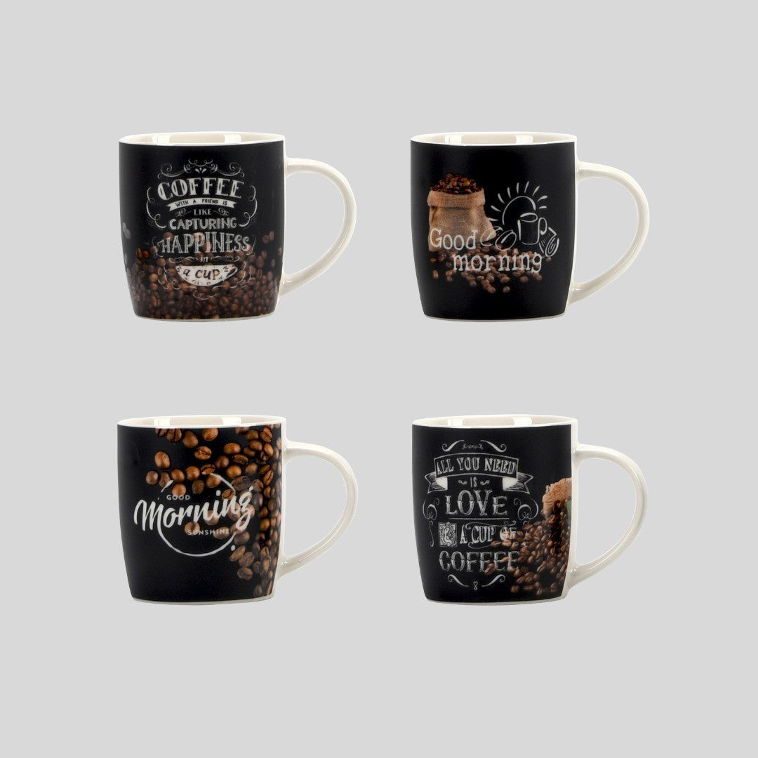 Vittora Night Coffee VT-C-128350 Ceramic Mug, 350 mL