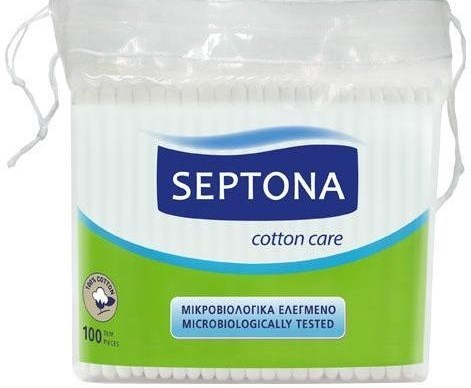 Septona Cotton Swabs Pouch, 100 pcs