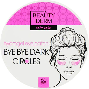 Beautyderm Bye Bye Dark Circles Pink Hydrogel Eye Patches, 60 pcs - Image 2