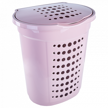 Aleana 122053 Laundry Basket, Assorted Colors, 60 L