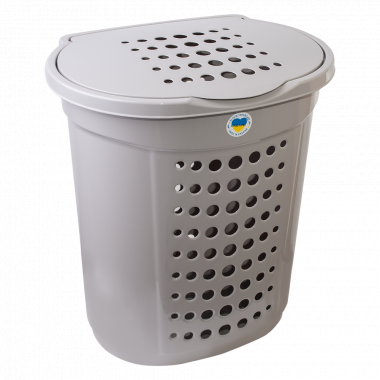 Aleana 122053 Laundry Basket, Assorted Colors, 60 L - Image 2