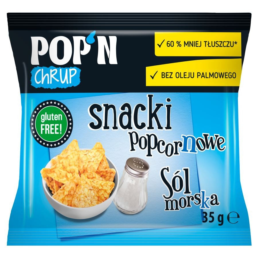 Sante Pop'n Chrup Sea Salt Chips, 35 g