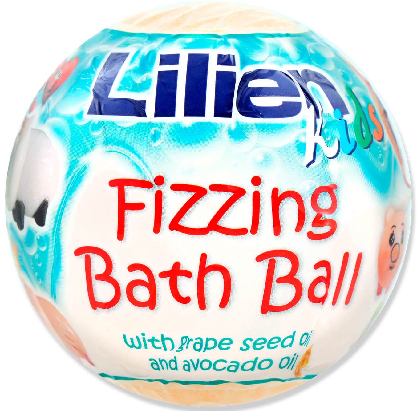 Lilien Kids Fizzing Bath Ball with Surprise, 140 g