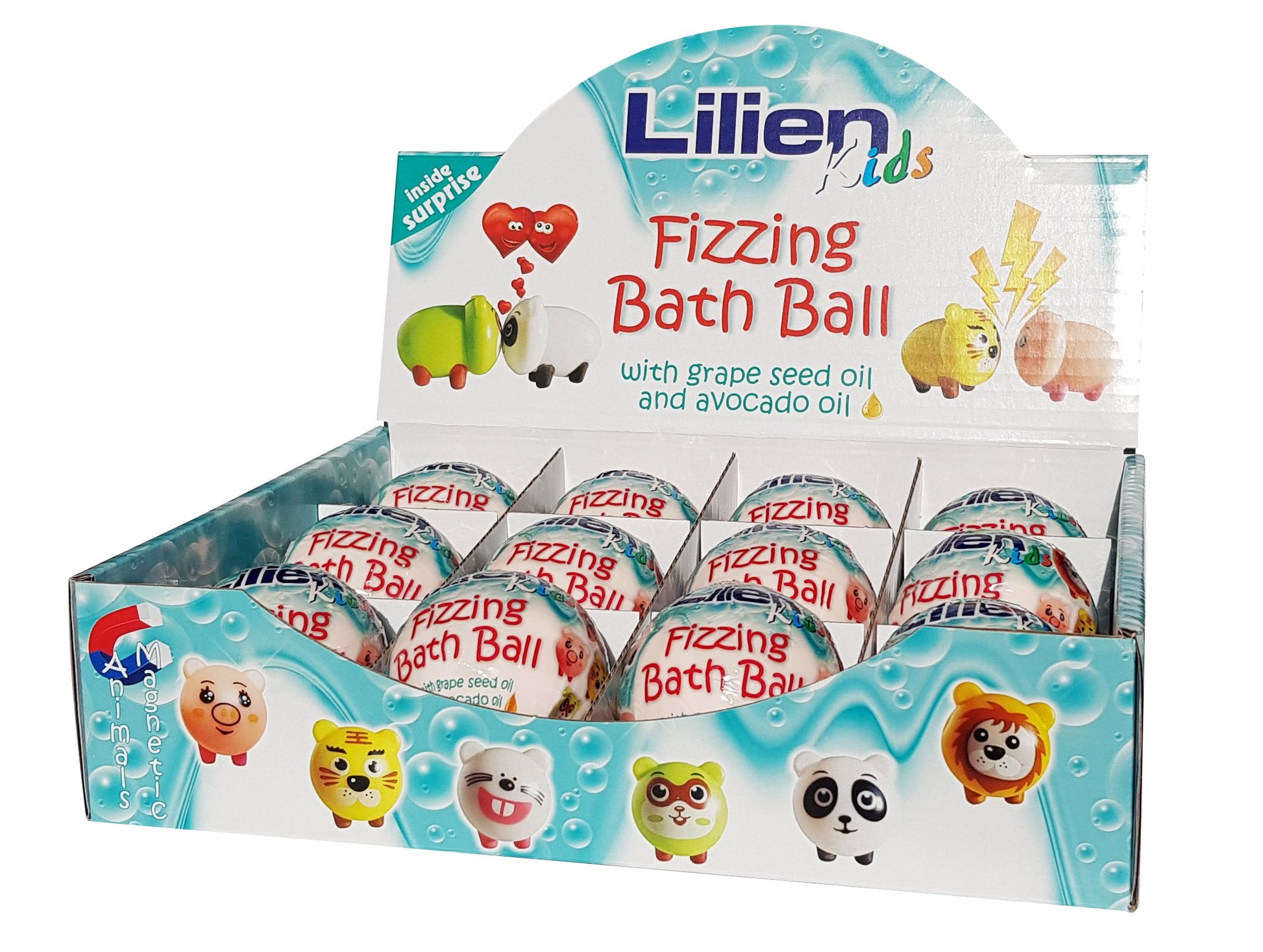 Lilien Kids Fizzing Bath Ball with Surprise, 140 g - Image 2