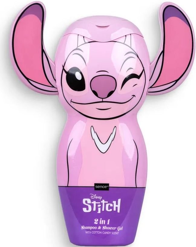 Disney Stitch Cotton Candy Kids' 2-in-1 Shampoo & Shower Gel, 300 mL
