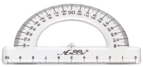 Atlas AS-0601 Plastic Protractor
