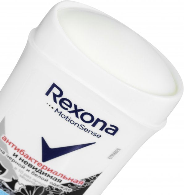 Rexona Antibacterial Invisible Black & White Women's Antiperspirant Deodorant Stick, 40 mL - Image 2
