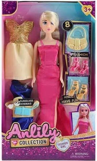 Anlily 616052A Doll with Accessories