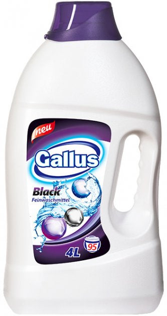 Gallus Black Liquid Laundry Detergent, 4 L