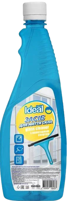 Family Ideal Ammonia Glass Cleaner Refill, 500 mL
