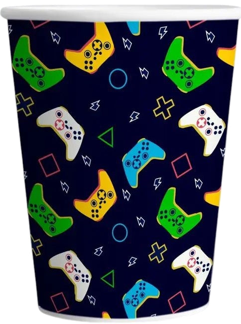 Gamer Paper Cups, 250 mL, 10 pcs