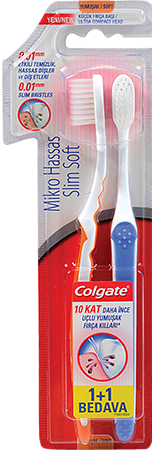 Colgate Silk Bristles 1+1 Soft Toothbrush Set
