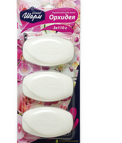 Sharm Orchid Cream Bar Soap, 3 x 110 g