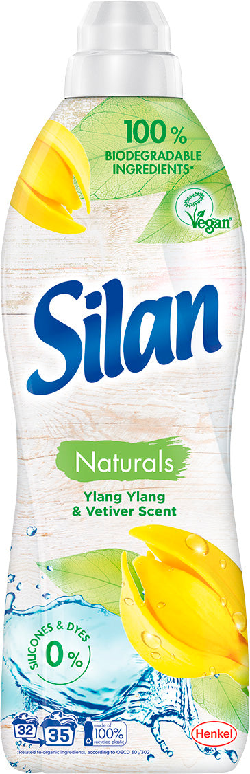 Silan Naturals Ylang Ylang & Vetiver Fabric Softener, 770 mL