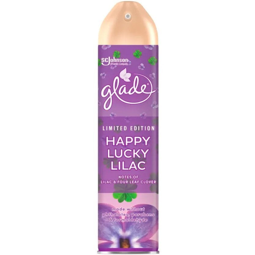 Glade Happy Lucky Lilac Air Freshener, 300 mL