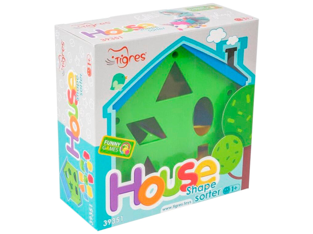 Tigres 39351 House Shape Sorter Toy - Image 2