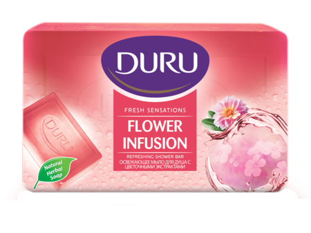 Duru Fresh Sensations Floral Cloud Bar Soap, 150 g