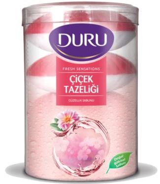 Duru Floral Sensations Floral Cloud Bar Soap, 4 x 100 g