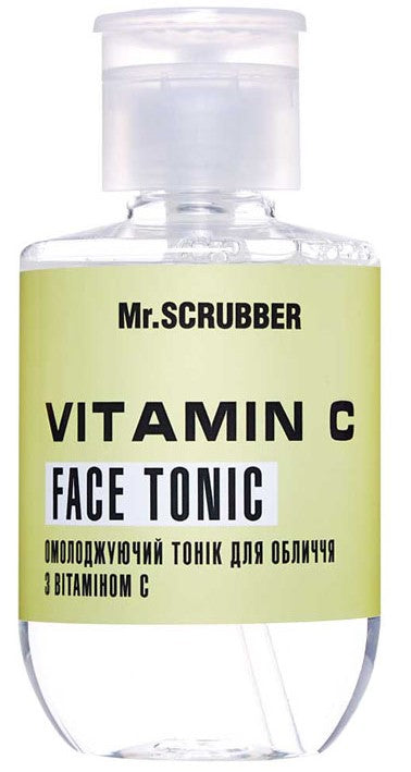 Mr. Scrubber Rejuvenating Facial Toner with Vitamin C, 250 mL