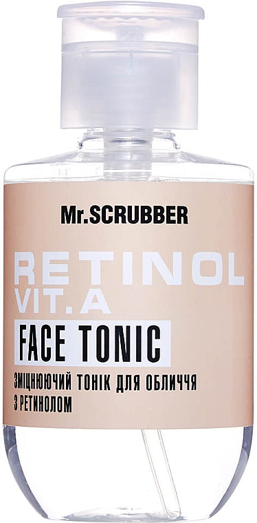 Mr. Scrubber Firming Facial Toner with Bio-Retinol, 250 mL