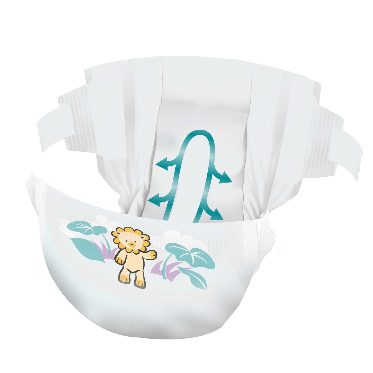 Mamia Size 4+ Baby Diapers, 9-20 kg, 78 pcs - Image 2