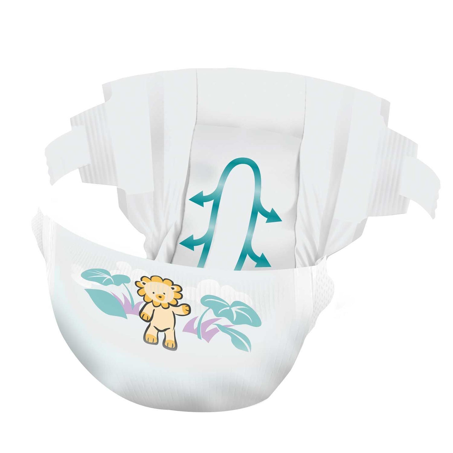 Mamia Size 4+ Baby Diapers, 9-20 kg, 44 pcs - Image 2