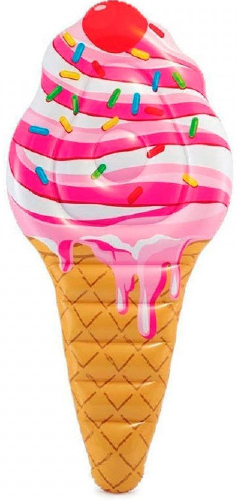 Intex 58762 Ice Cream Cone Inflatable Air Mattress, 224 x 107 cm - Image 2