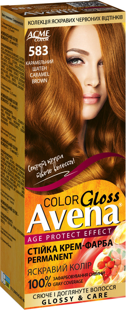 Acme Color Avena 583 Caramel Brown Hair Color