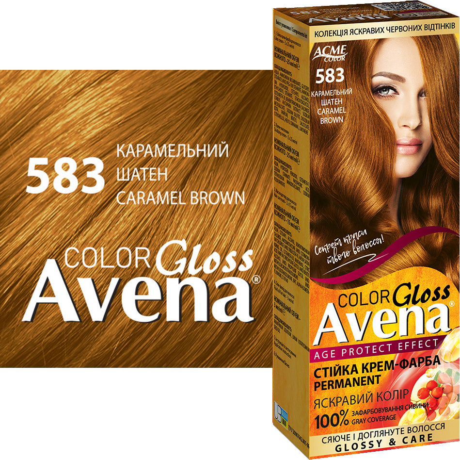 Acme Color Avena 583 Caramel Brown Hair Color - Image 2