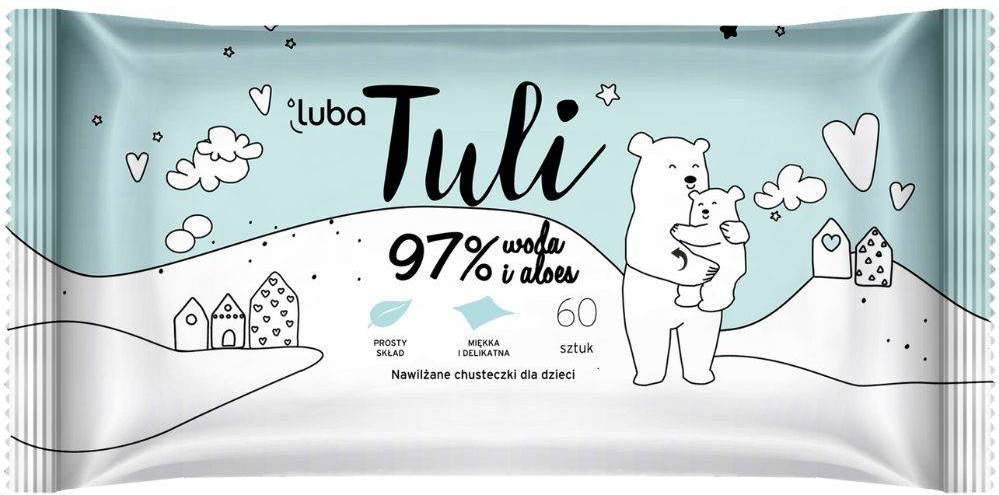 Tuli Aloe Kids Wet Wipes, 60 pcs
