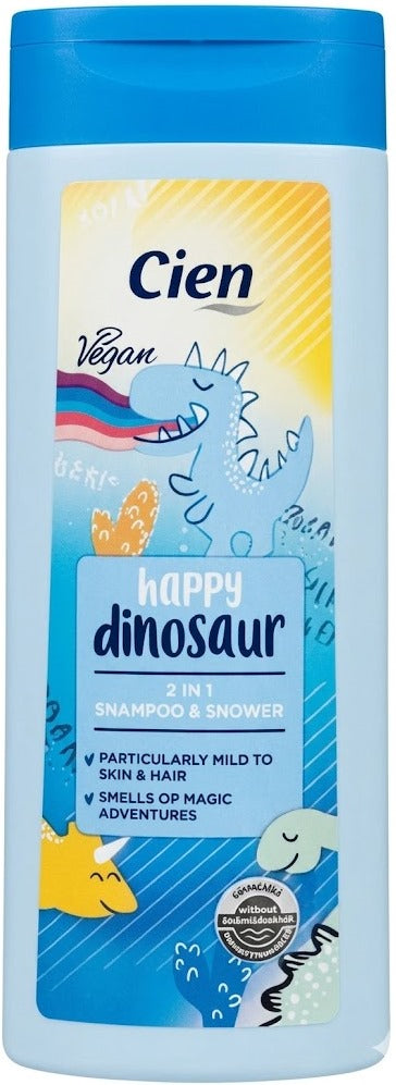 Cien Happy Dinosaur Kids' Shampoo & Shower Gel, 300 mL