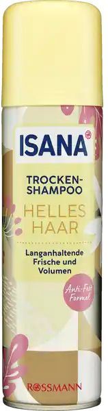 Isana Dry Shampoo for Light Hair, 200 mL
