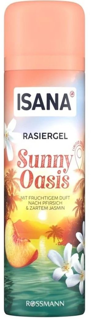 Isana Women's Shaving Gel Sunny Oasis, 200 mL