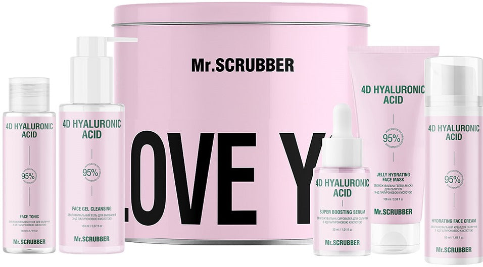 Mr.Scrubber 4D Hyaluronic Acid Women's Gift Set