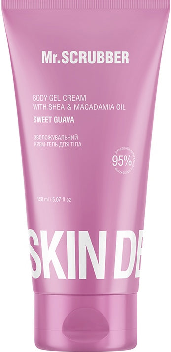 Mr.Scrubber Skin Delights Sweet Guava Moisturizing Body Cream Gel, 150 mL