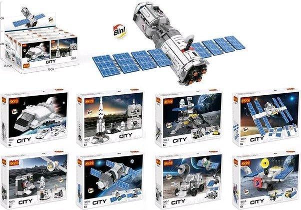 Cogo 3065 3-in-1 Space Vehicles Building Set